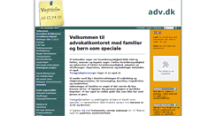Desktop Screenshot of advolaw.dk