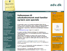 Tablet Screenshot of advolaw.dk